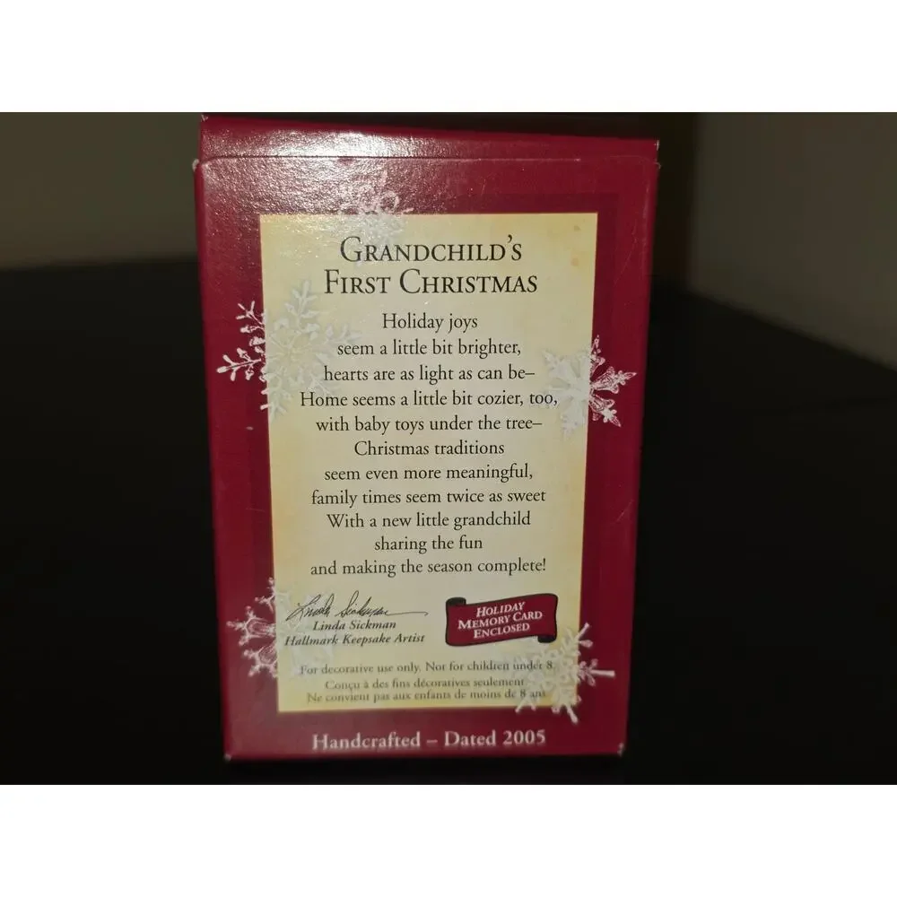 Hallmark Keepsake Ornament Grandchild's First‎ Christmas 2005